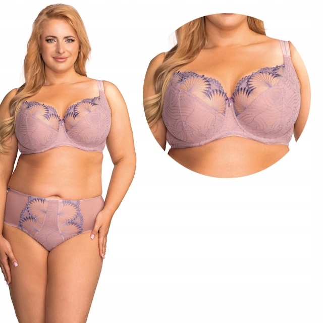 80J Nessa Selena lawendowa biustonosz soft