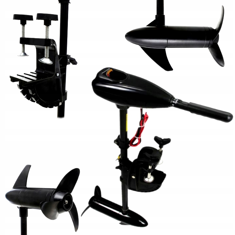 Silnik elektryczny do łodzi pontonu 12v 75 lb 1164 W