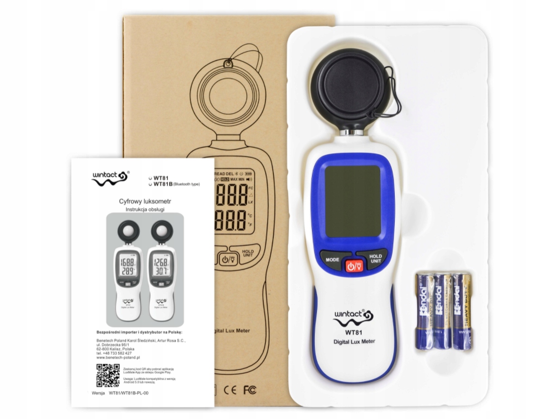 LUKSOMIERZ WINTACT WT81B BLUETOOTH I APLIKACJA NA SYS. ANDROID Marka Benetech