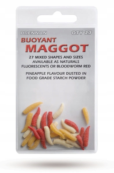 Drennan Maggot Buoyant sztuczne robaki 27szt.