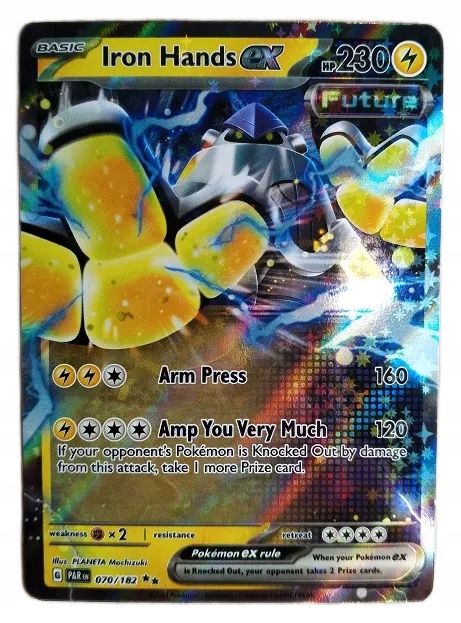 Karta Pokemon TCG Iron Hands EX (070/182) Future Paradox Rift