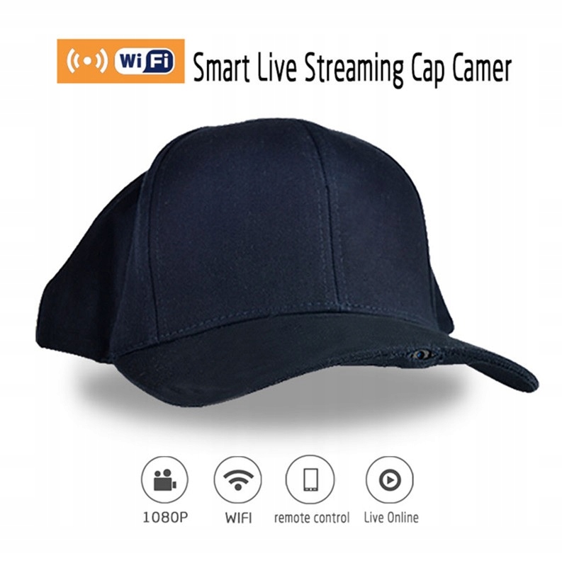 Kamera szpiegowska w czapce z daszkiem SPY CAP EAN (GTIN) 6939554953675