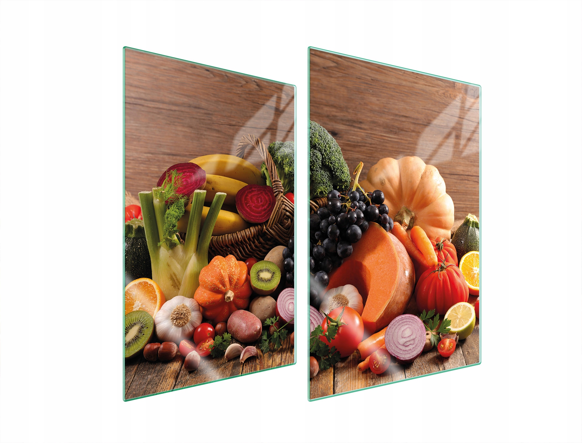 Skleněná Ochranná Deska Do Kuchyně 2x35x52 Jídlo Tvrzené Sklo