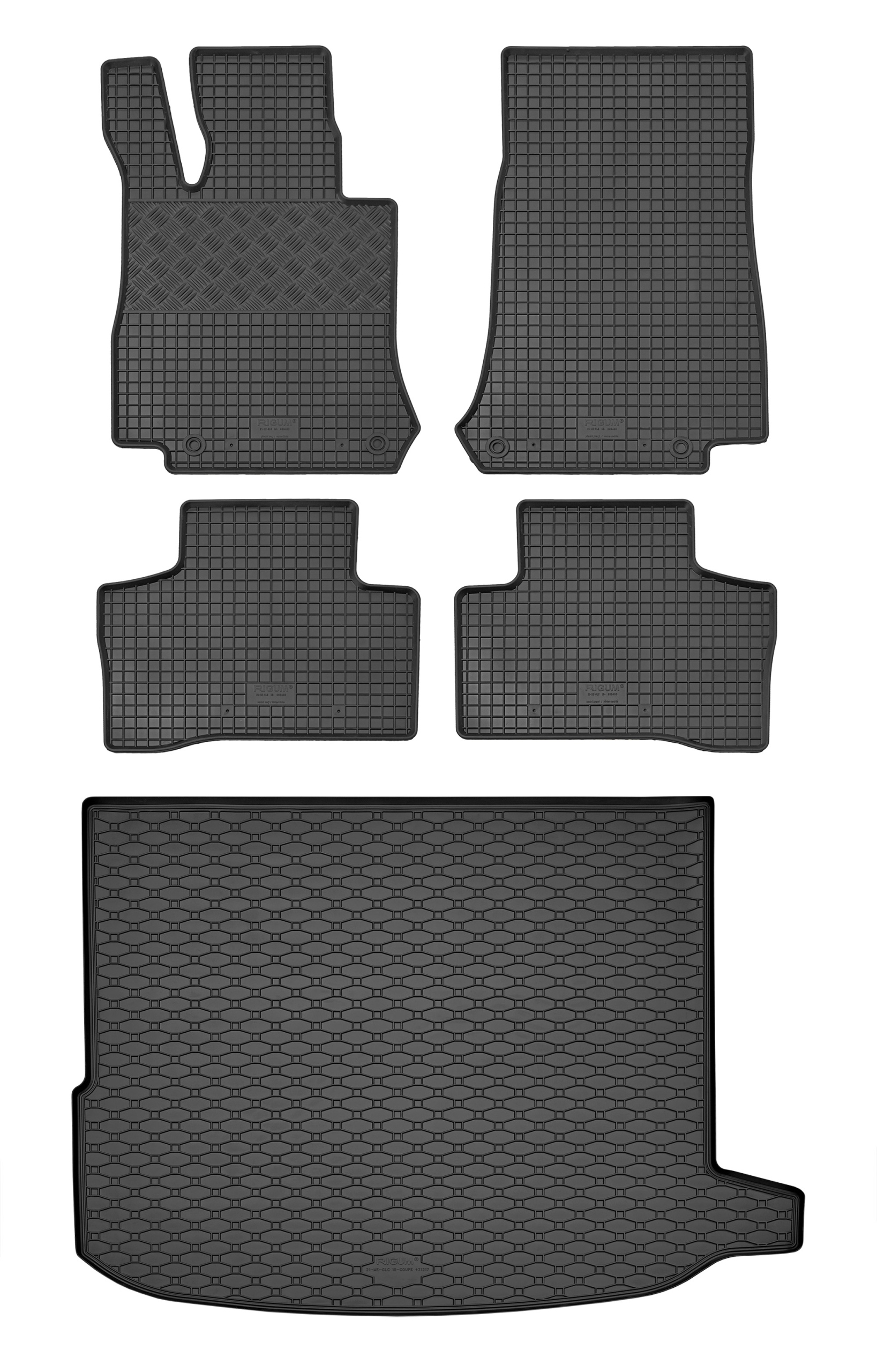 Dywaniki i mata do bagażnika do Mercedes GLC Coupe 2015-2022