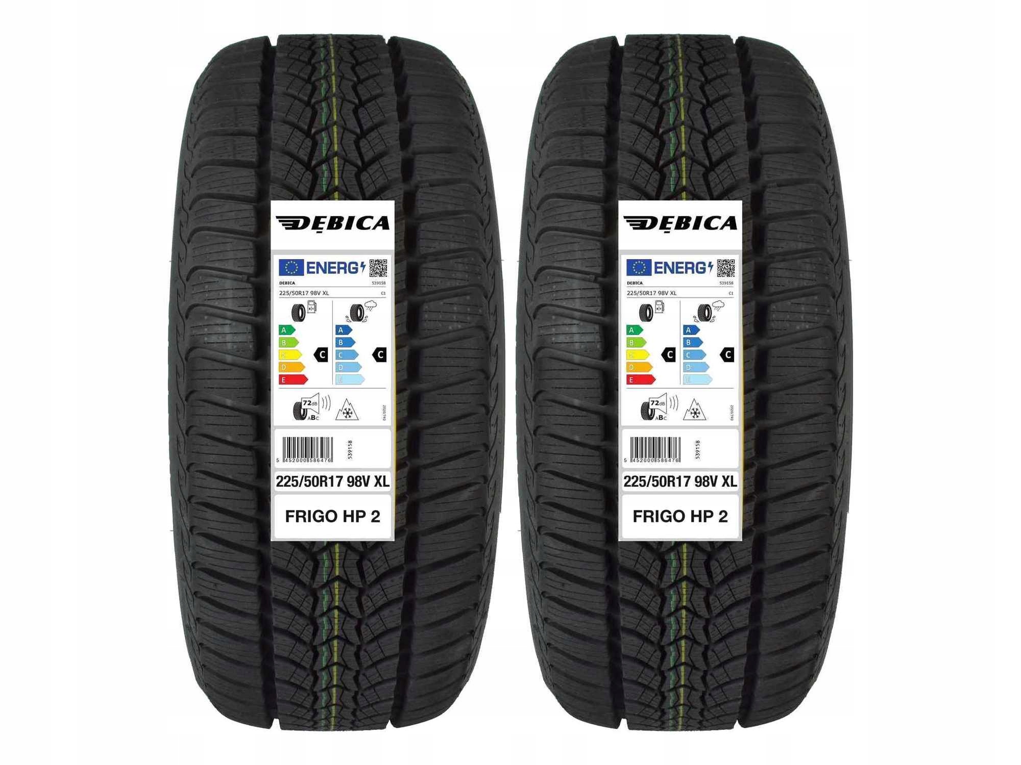 

2 Opony zimowe 225/50R17 Dębica Frigo Hp 2