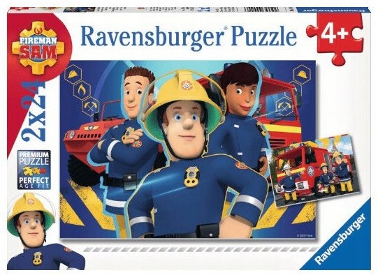 

Puzzle Strażak Sam 2w1 2x24 el.Ravensburger 090426