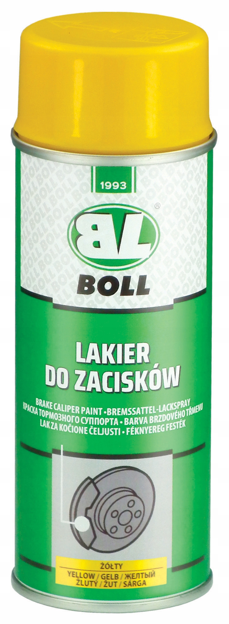 BOLL LAKIER DO ZACISKÓW - 400ML - ŻÓŁTY