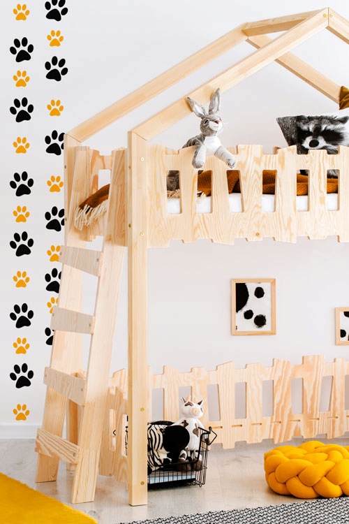 ŁÓŻKO DZIECIĘCE DREWNIANE JEDNOOSOBOWE == PIĘTROWE Kod producenta S55543