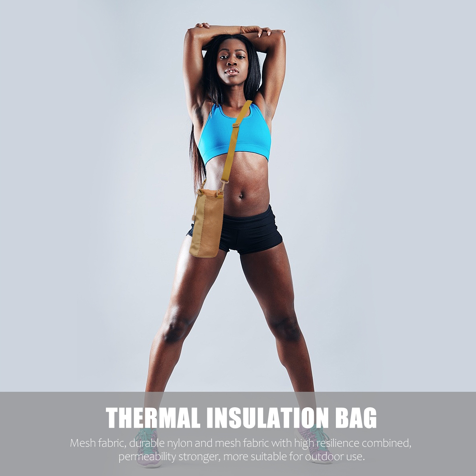 BUTELKA NA WODĘ REGULOWANE PASKI SPORTOWE NA RAMIĘ Liczba elementów w zestawie 0 szt.