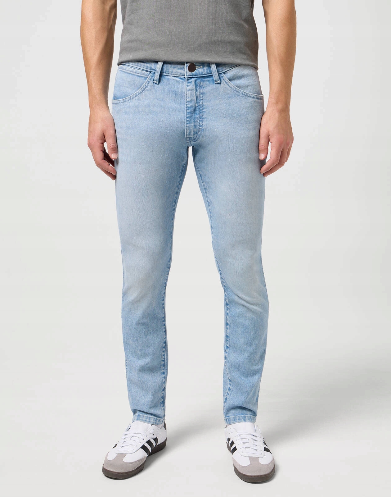 Pánské Džíny Úzké Nohavice Wrangler Bryson Whisper Blue 112350859 36/34