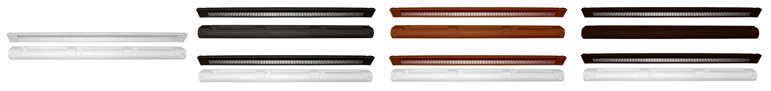 Nawiewniki do okna okien VT 501 JASNY BRĄZ / BIAŁY Kod producenta VENTEC VT 501 JASNY BRĄZ/BIAŁY