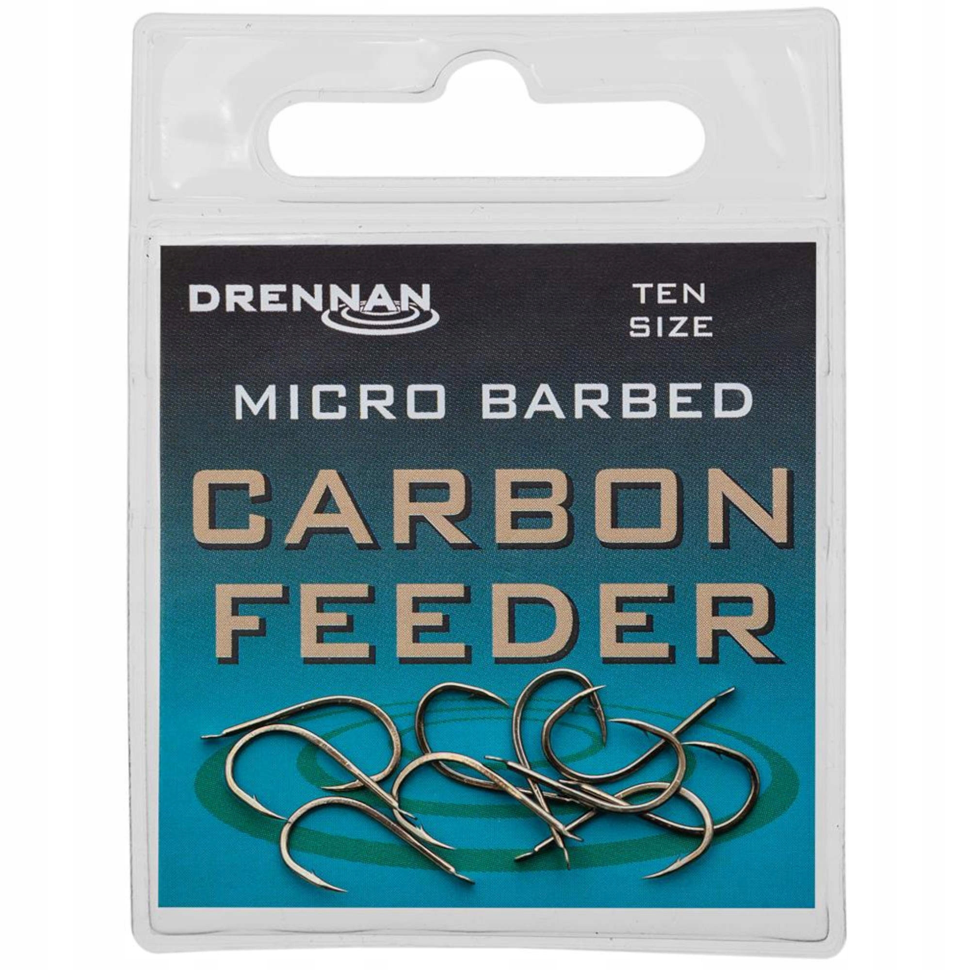 Haczyki Drennan Carbon Feeder Hooks Barbed 18