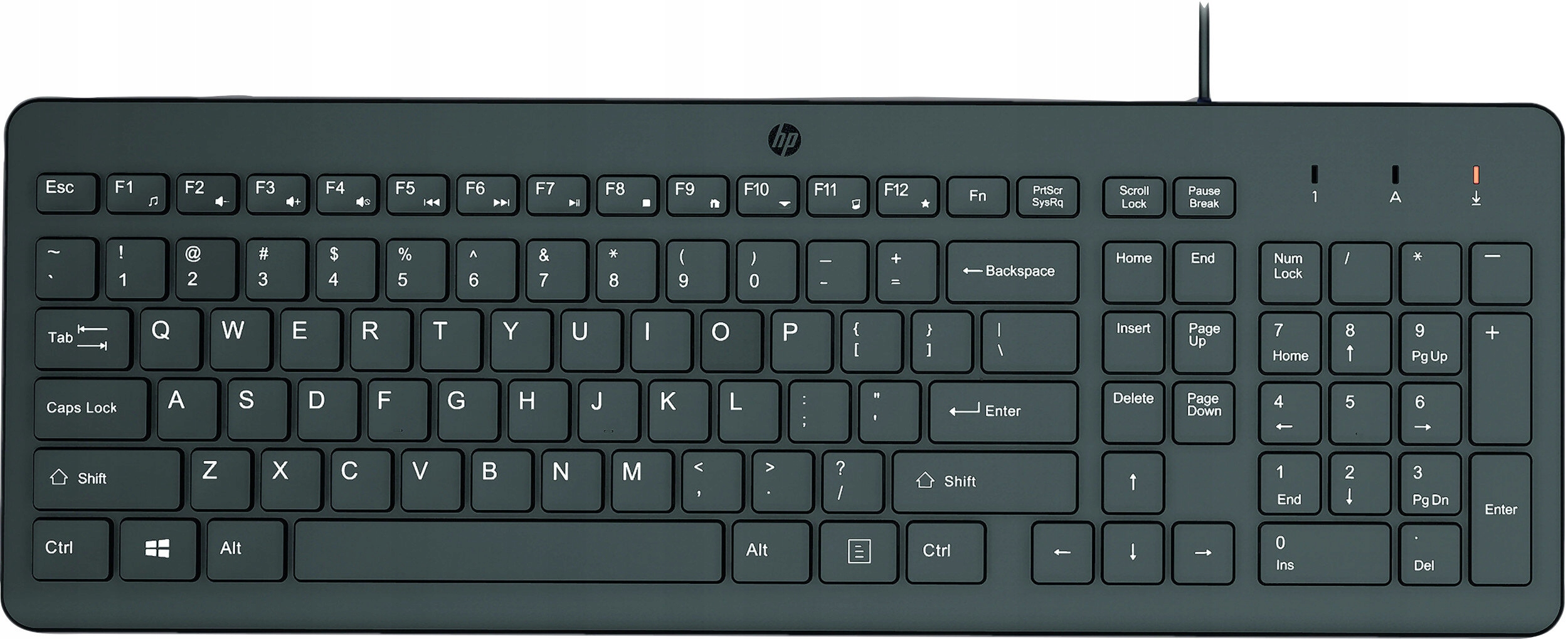 Klawiatura Hp 150, 664R5AA Usb Czarna