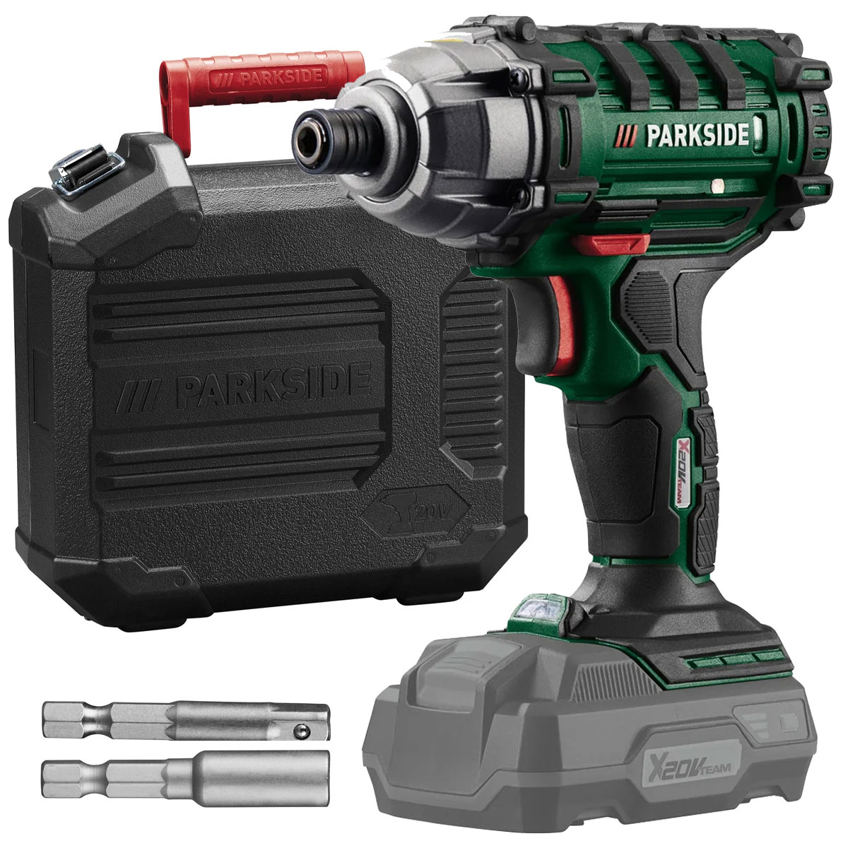 Aku Rázový Utahovák Parkside Pdssa B2 20V 180 Nm Set Kufr