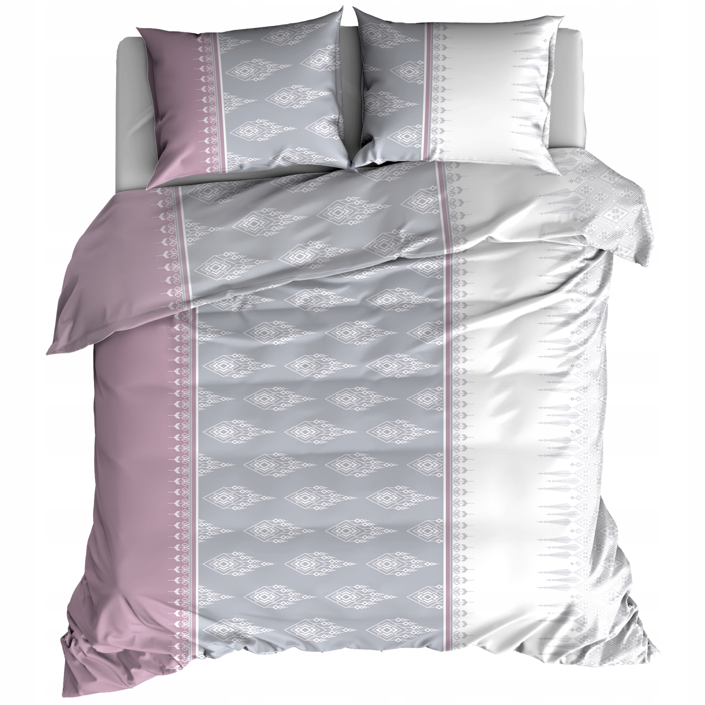 

Pościel Bawełna 160x200 Skandynawska Różowa Łapacz