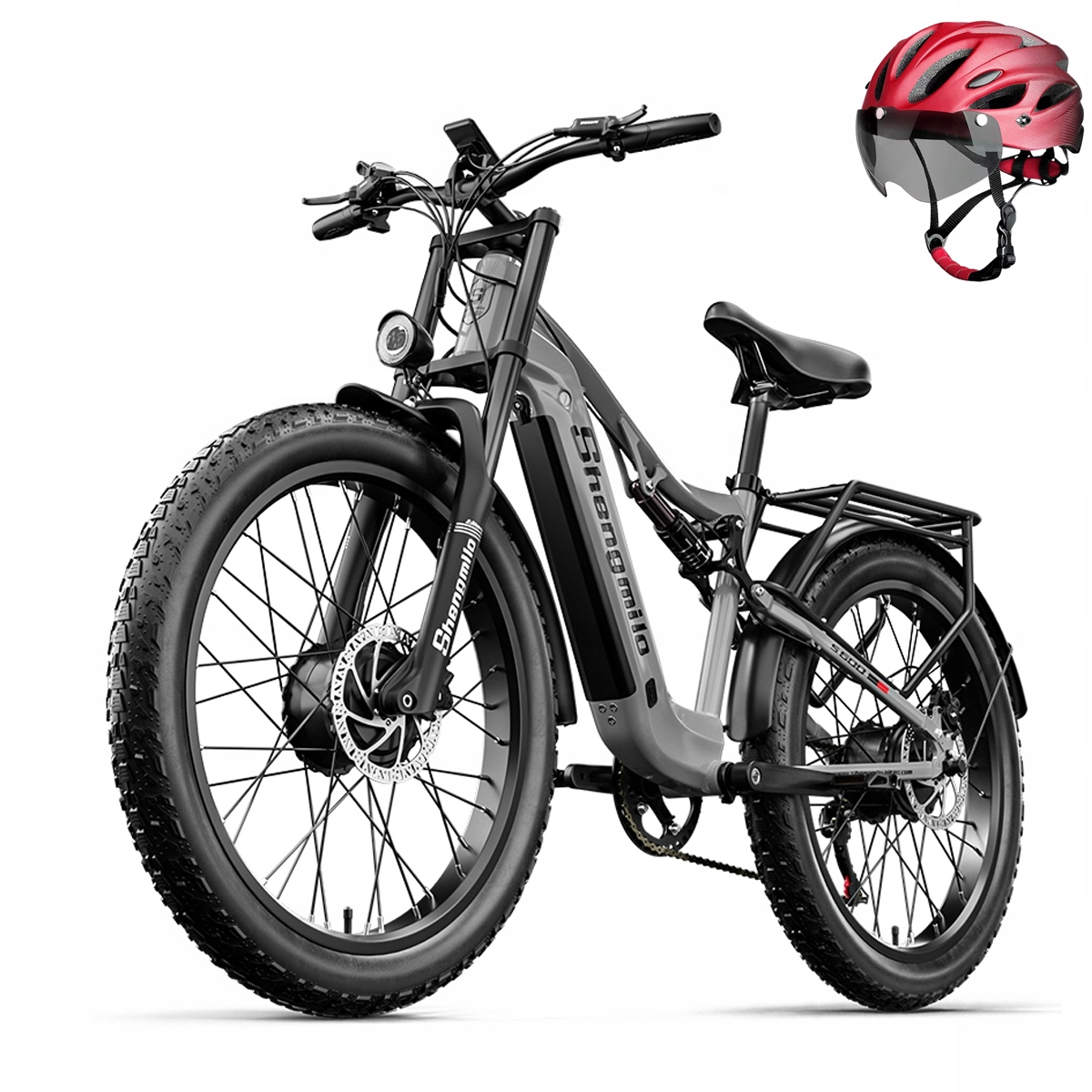 Shengmilo S600 Elektrické vozidlo 2000W 48V 17.5AH 45KM/H eMTB 160N. 26"