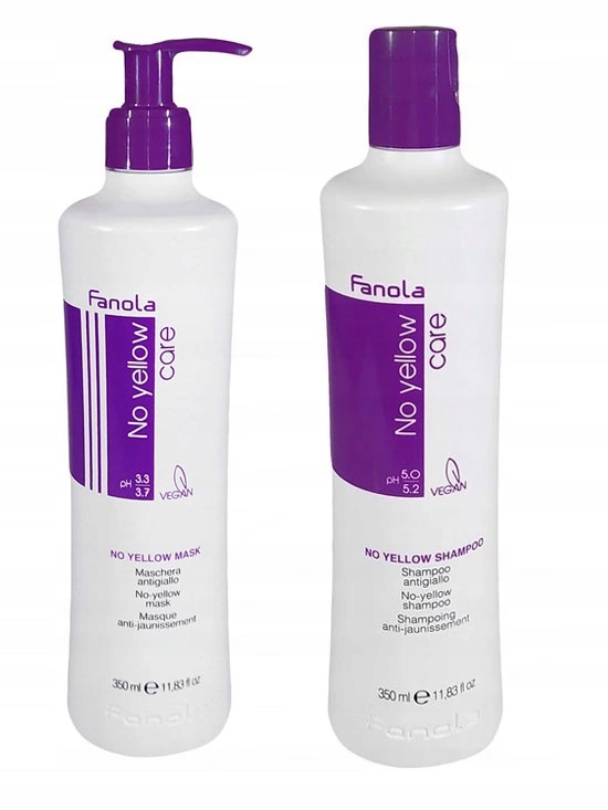 

Fanola No Yellow Vegan Zestaw Szampon+Maska2x350ml