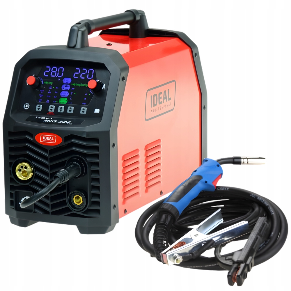 Svařovací stroj Migomat Tecnomig 224 4x4 Mig/mag Mma Tig Alu Synergie 220A 230V