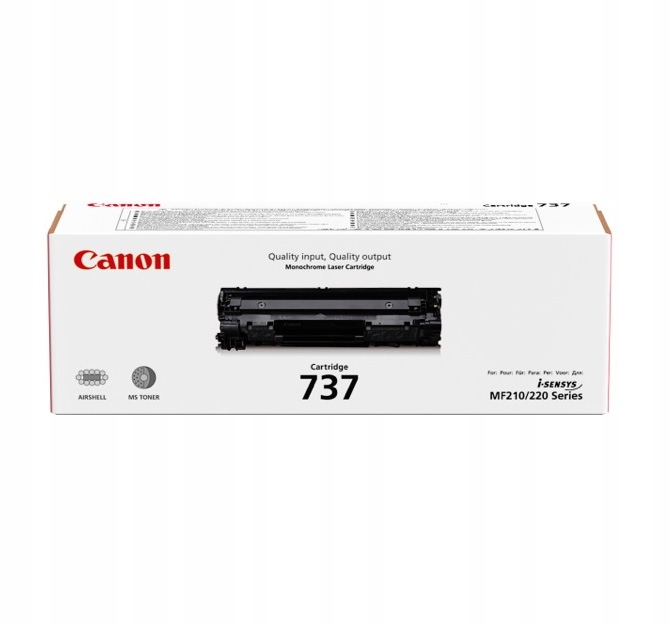 Canon toner CRG-737/ MF229/ 226/ 217/ 216/ 212/ 211/ 2400 strán/ Čierný