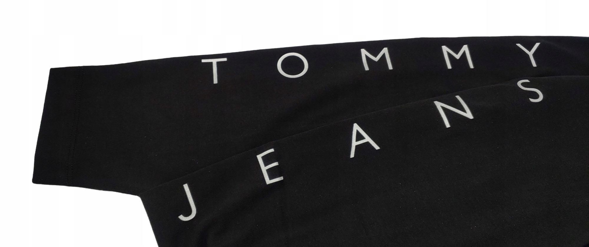BLUZKA TOMMY HILFIGER DŁ. RĘKAW DM0DM12115BDS r.L Wzór dominujący logo