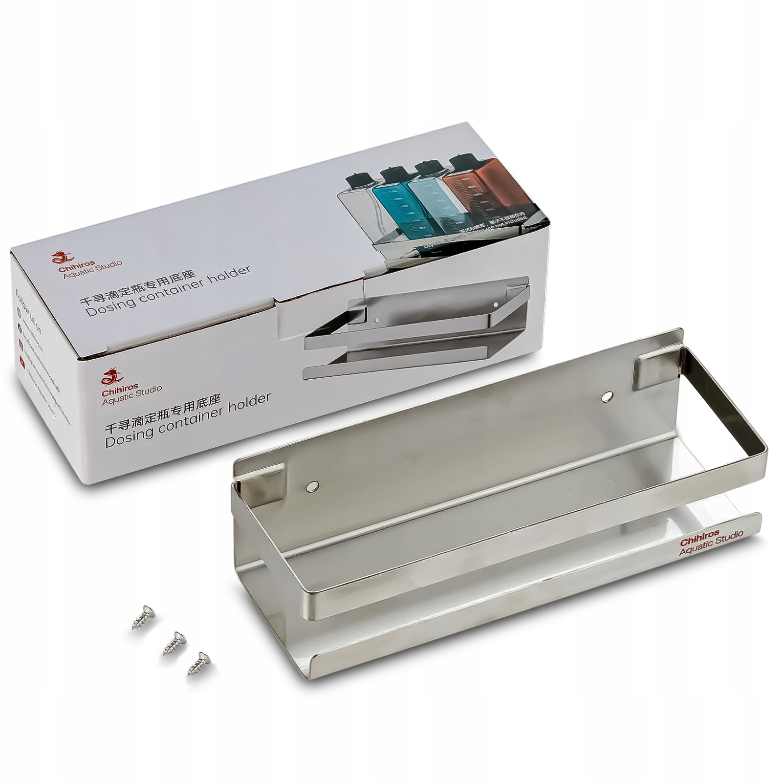 Levně Držák Stojan Na Láhve Nádoby Pro Automatický Dávkovač Ocel Nerez