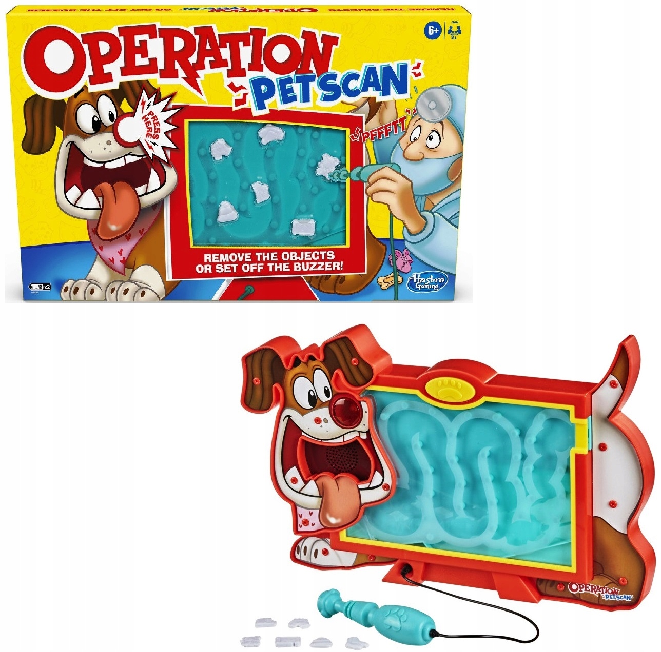 GRA HASBRO OPERACJA PET SCAN  E9694 PUD6   0481