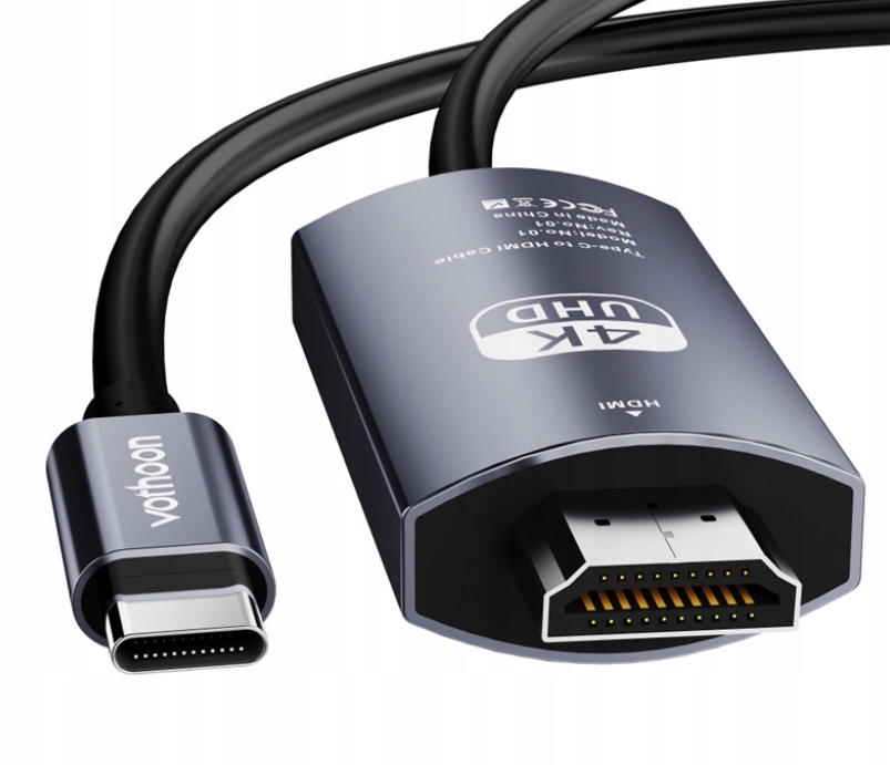 ADAPTÉROVÝ KÁBEL USB-C 3.1 TYP C NA HDMI 4K MHL 200 cm