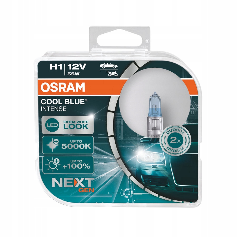 Żarówki H1 Osram Cool Blue Intense Next Gen