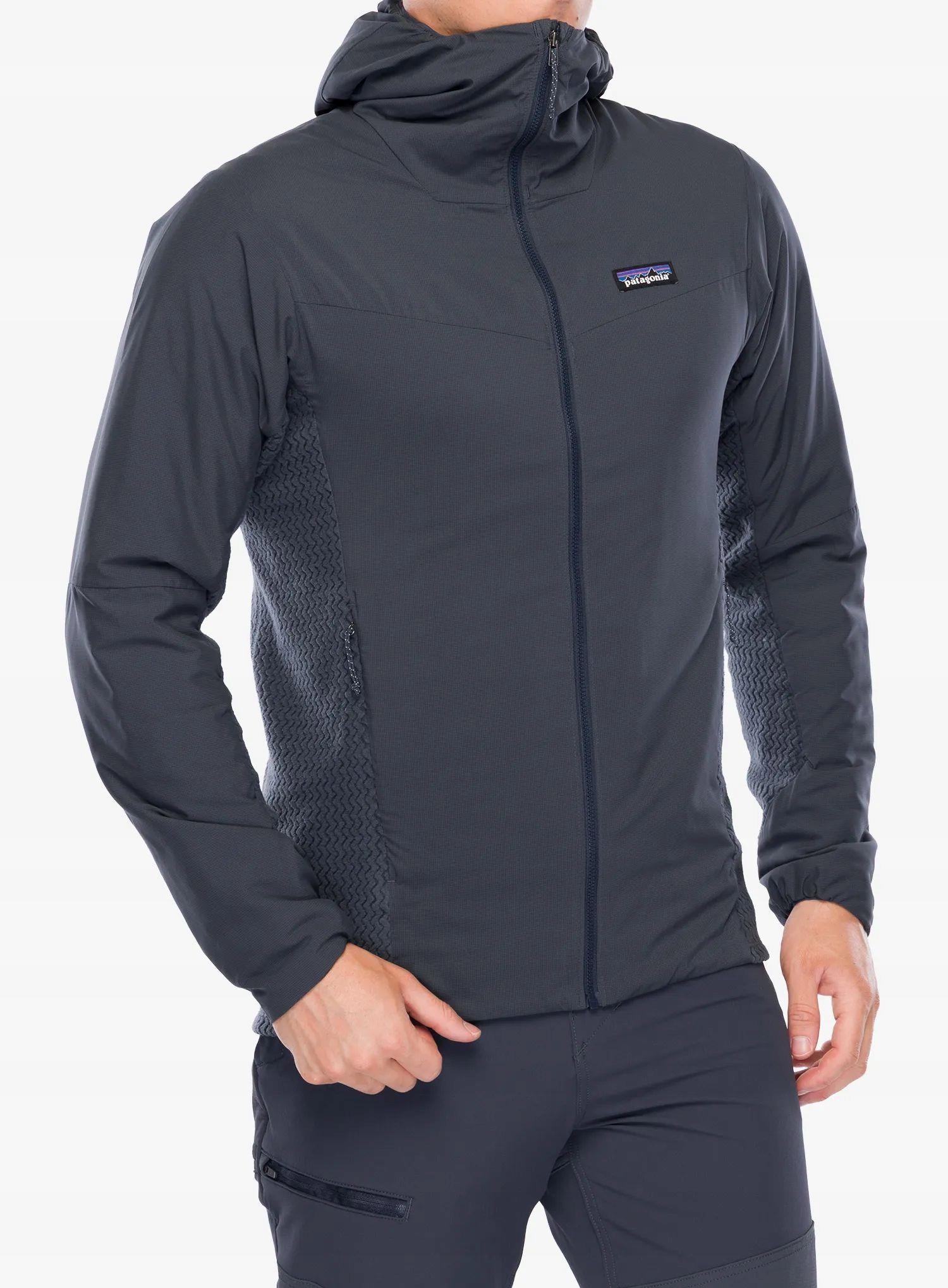 Hybridní bunda Patagonia Nano-Air Light Hybrid Hoody smolder blue S