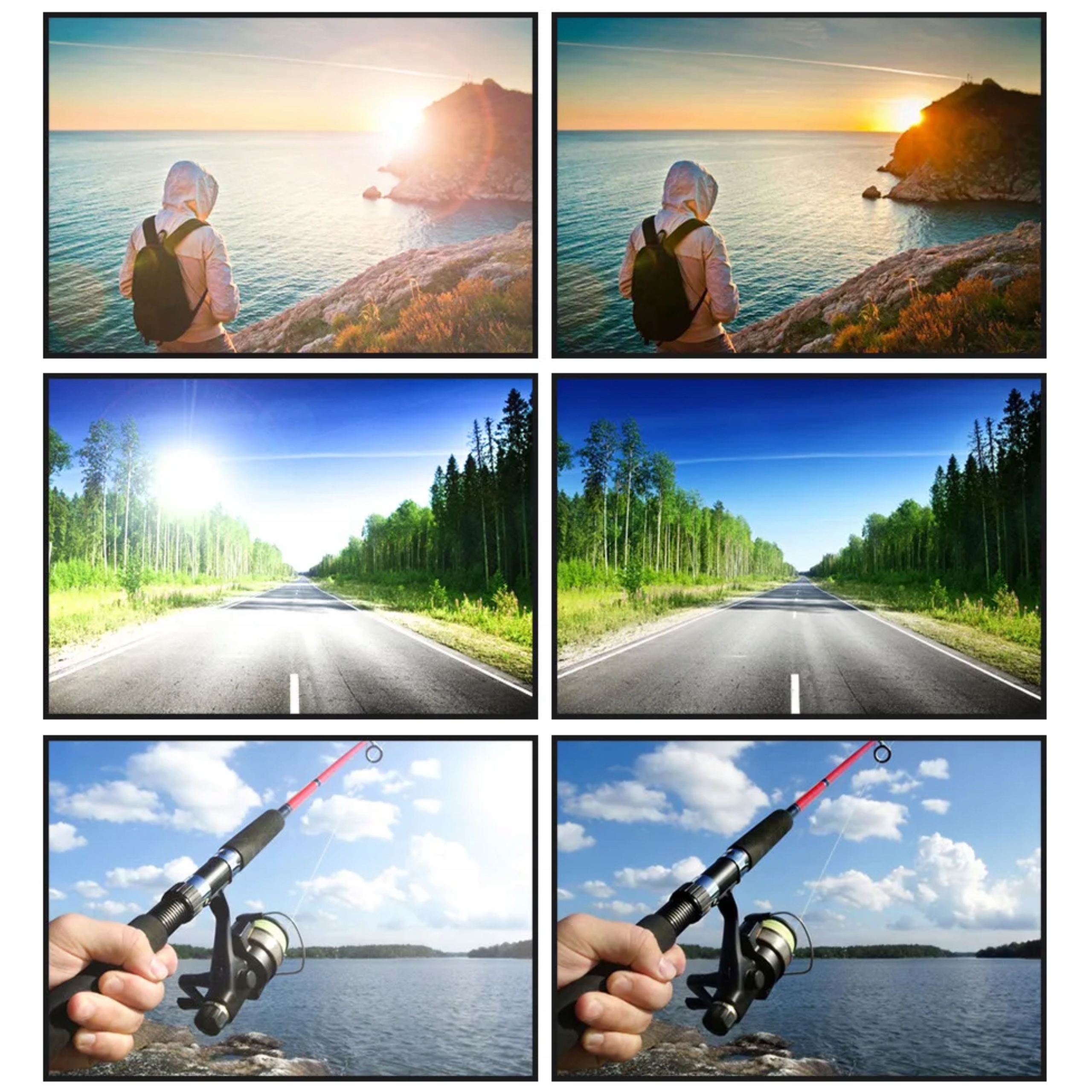 OKULARY PRZECIWSŁONECZNE MĘSKIE Polaryzacyjne PolarZONE UV400 ETUI + GRATIS Materiał oprawki inny