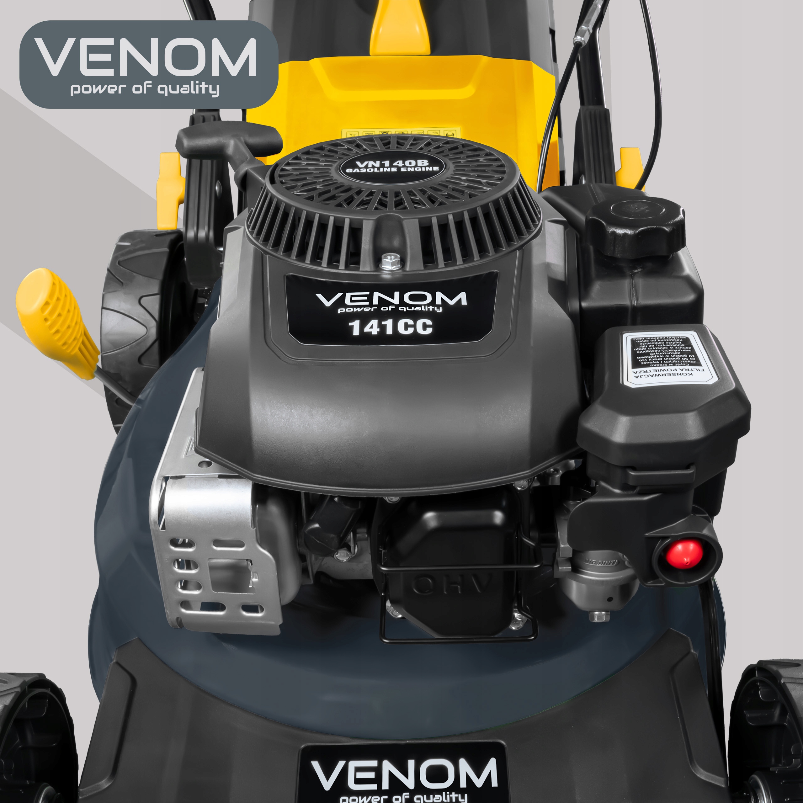 KOSIARKA SPALINOWA DO TRAWY Z NAPĘDEM VENOM 141cc LEKKA ZWROTNA NOWY MODEL Marka Venom