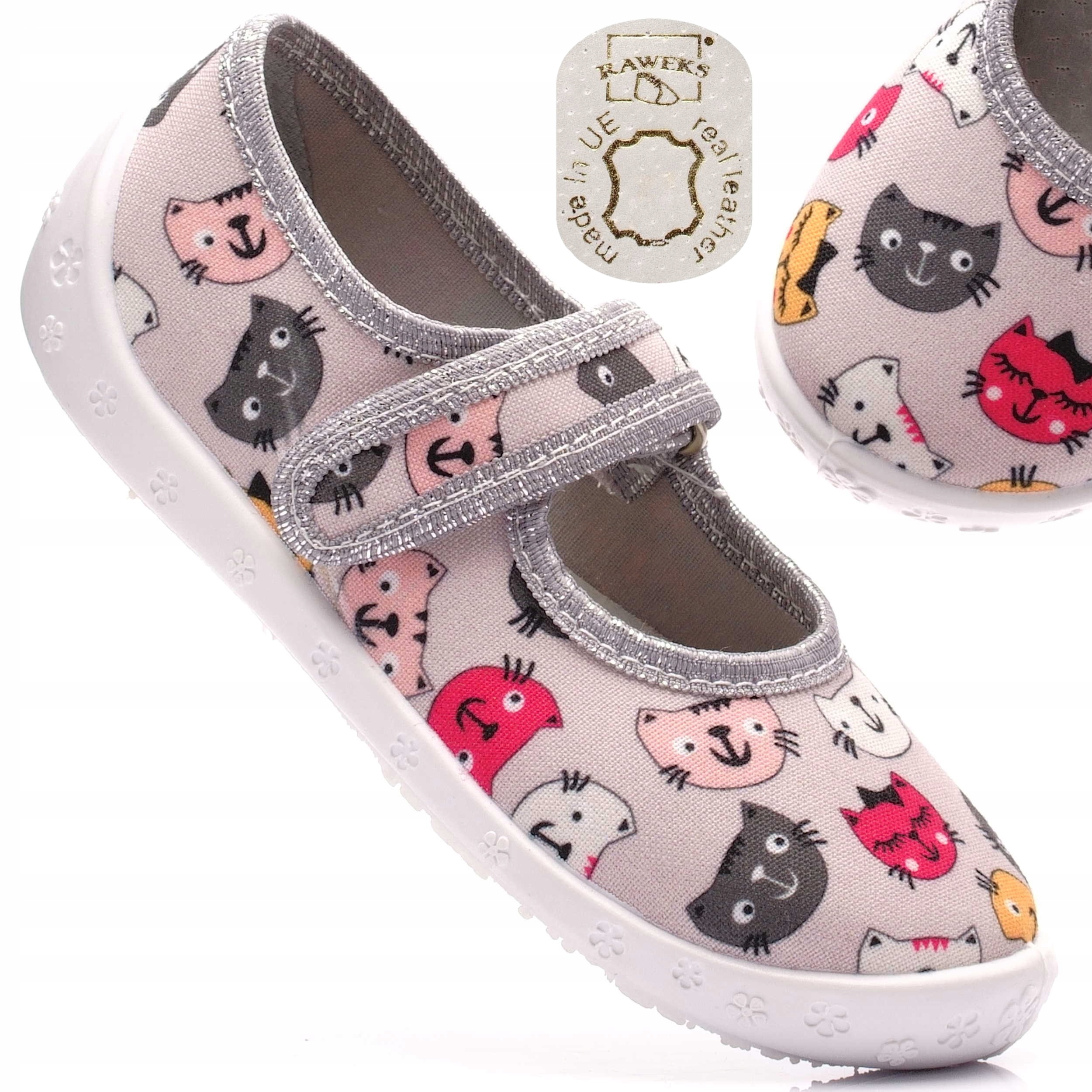 

Raweks Kapcie Buty Dziecięce Balerinki Kotki 30