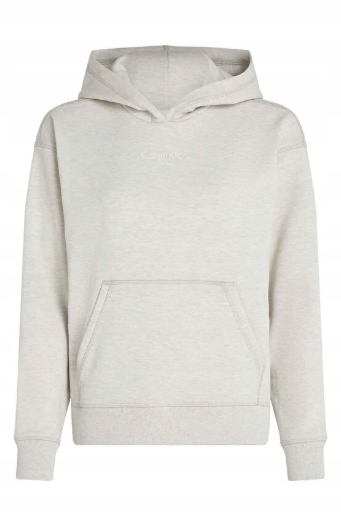 Calvin Klein Šedá Dámská Mikina S Kapucí S Decentním Logem S Xqf