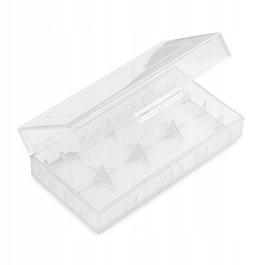 Pudełko pojemnik transportowy na 2 akumulatory 18650