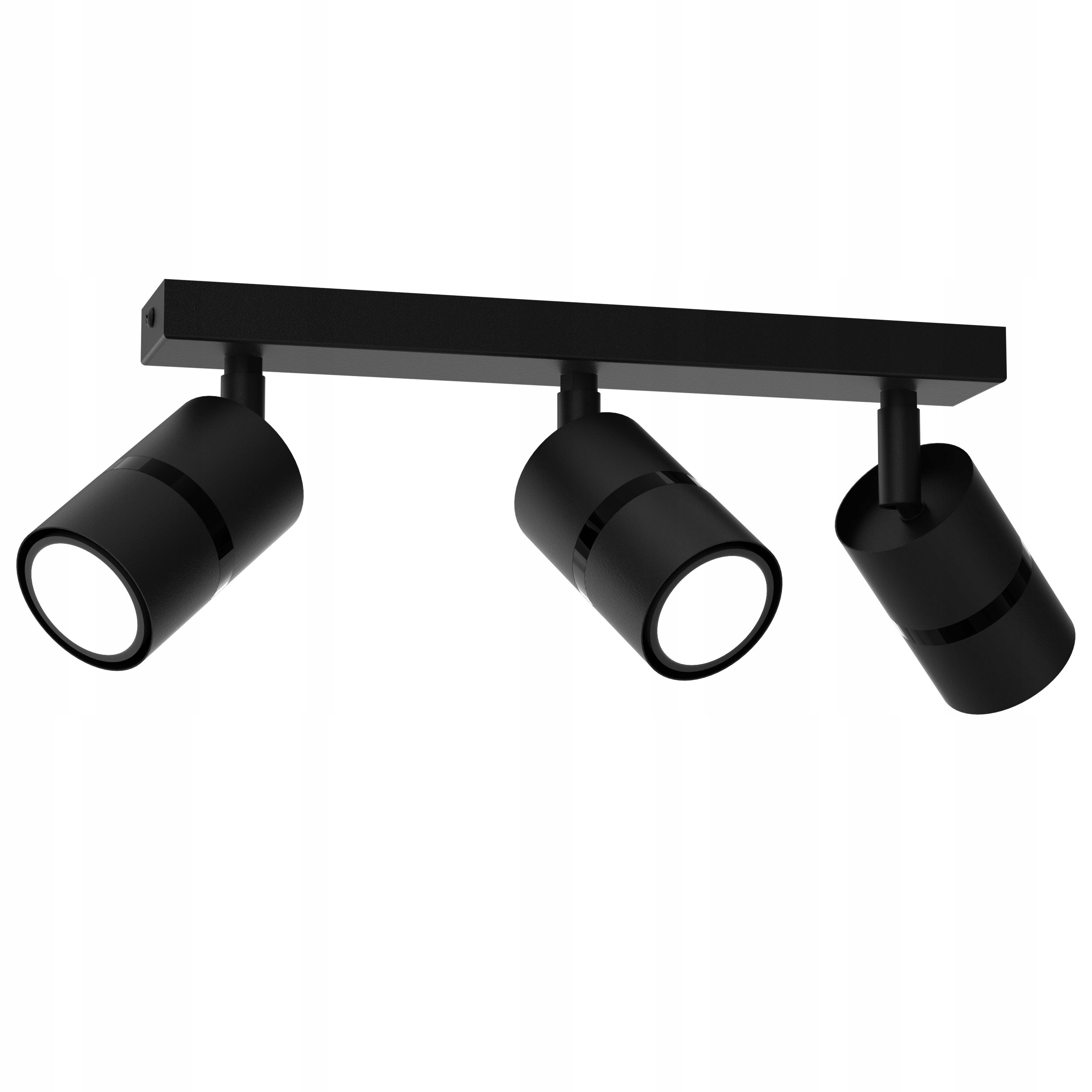 Lampa stropní svítidlo spot reflektorová lišta 3xXGU10 Černá tuby