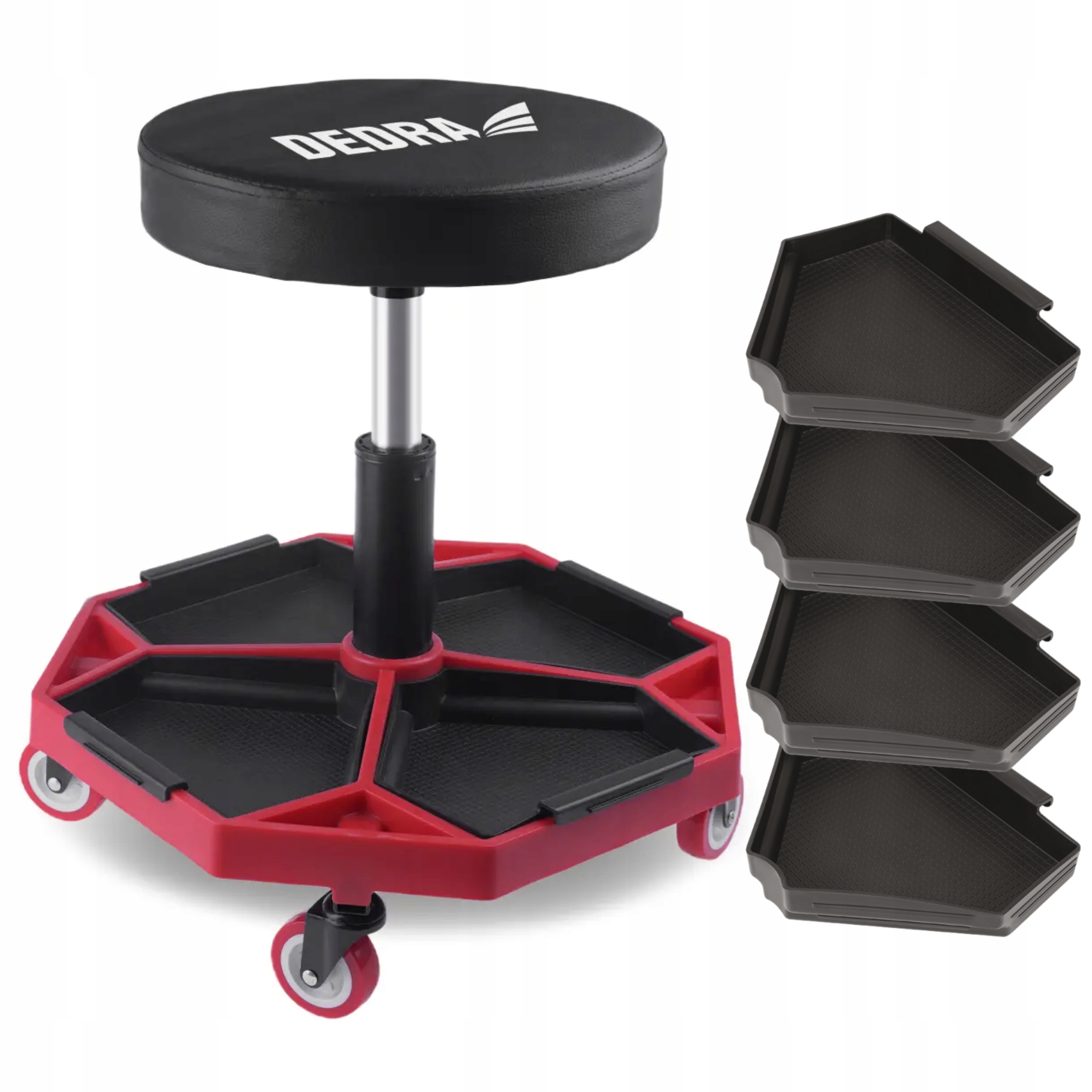 DEDRA TABORET SIEDZISKO WARSZTATOWE NA KÓŁKACH 4 TACKI N1500