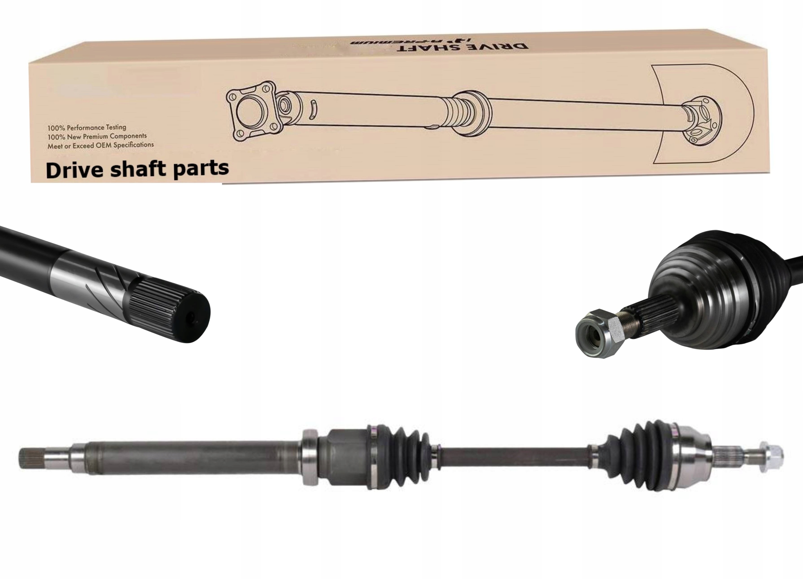 PÓŁOŚ PRAWA FORD FOCUS III MK3 2.0 TDCi 2010- MANUALNA SKRZYNIA