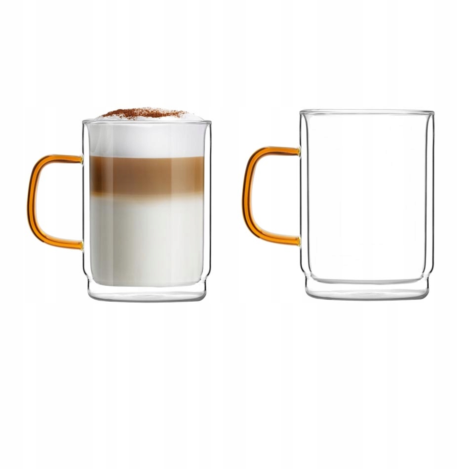 Sada 2 Šálků S Dvojitou Stěnou 350 ml Amber Vialli Design