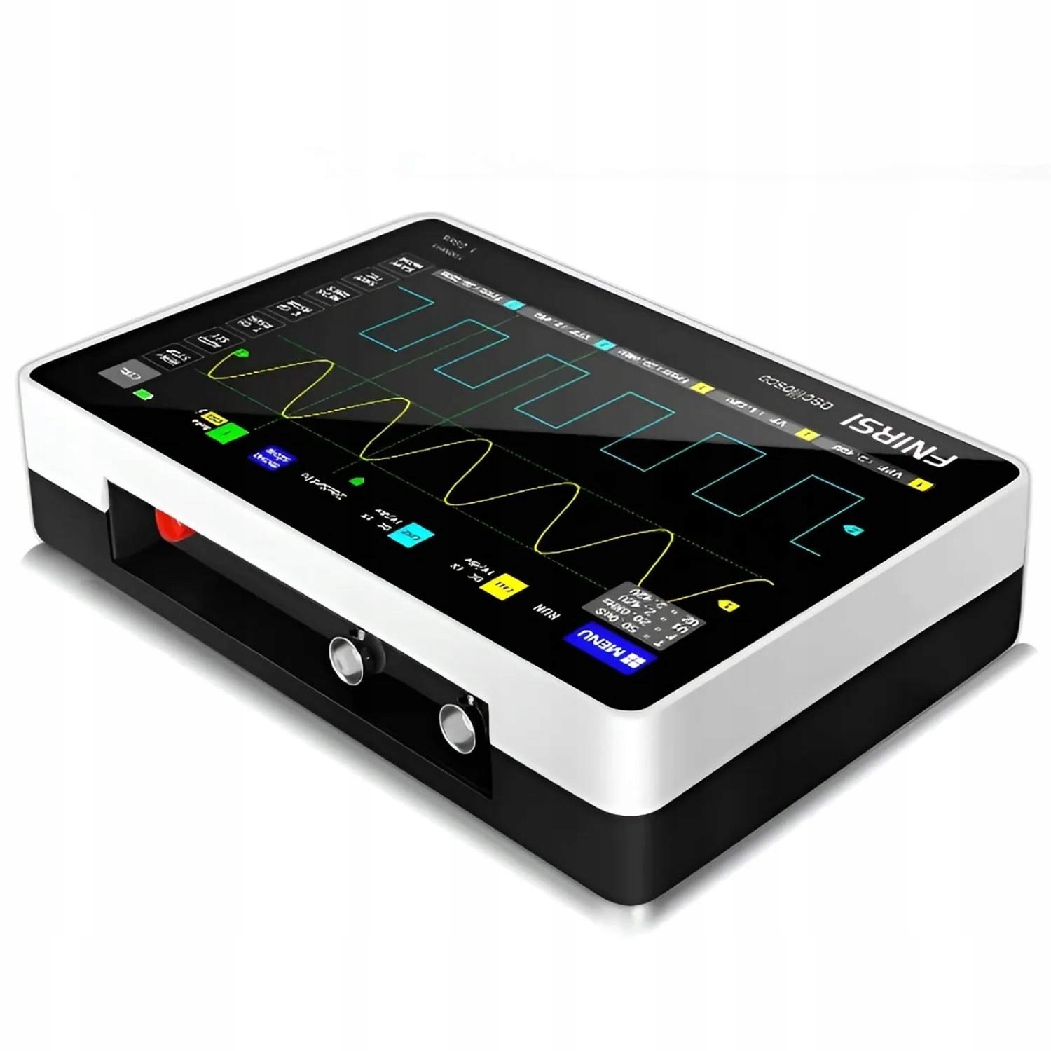 Oscyloskop FNIRSI 1013D dwukanałowy przenośny 2x100MHz tablet + sonda P4100 Szerokość pasma 100 MHz