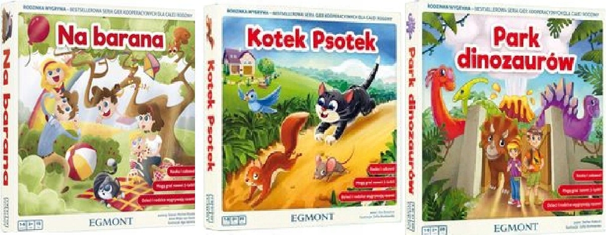 Na barana +Kotek Psotek Park dinozaurów