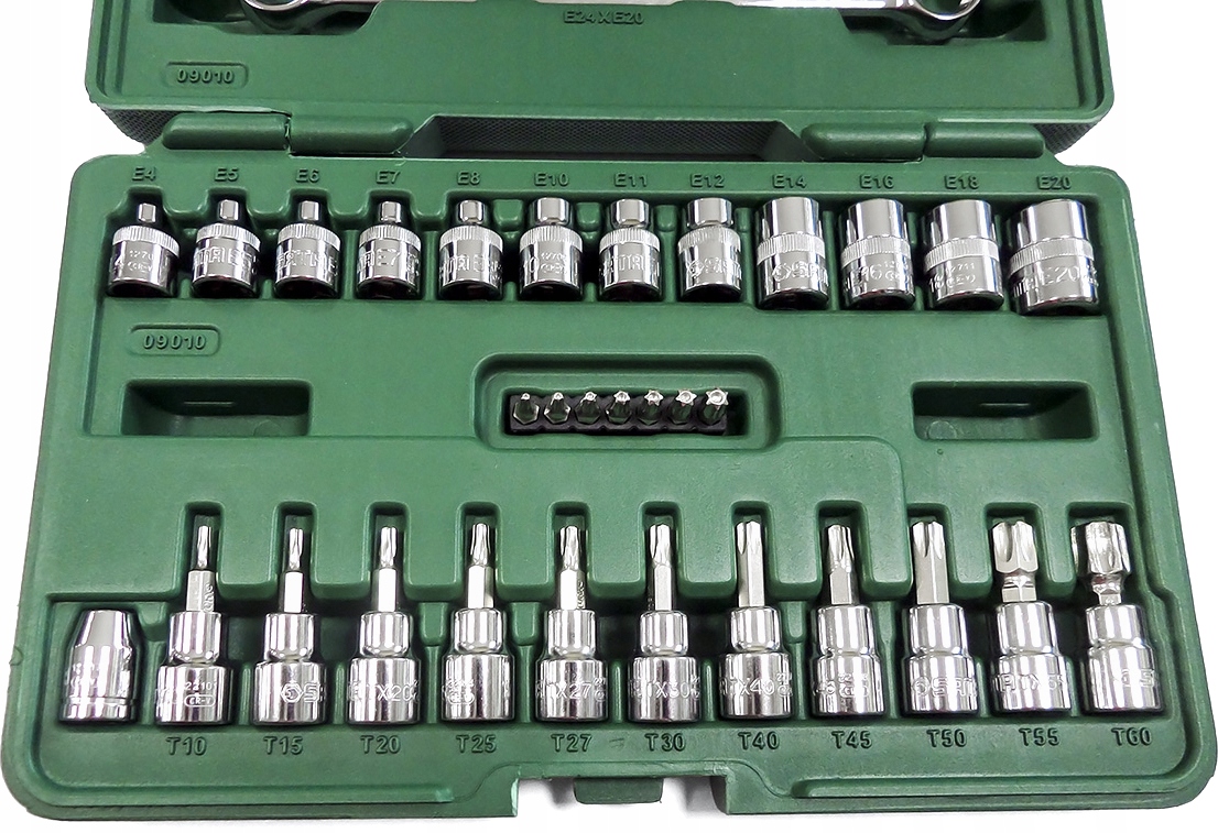 KPL. KLUCZY TORX 1/4" 3/8" OCZKOWE 35el. SATA Marka SATA