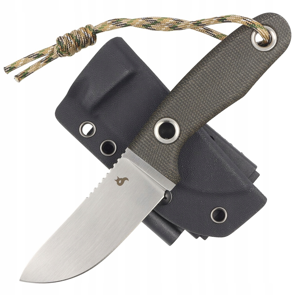 Nůž BlackFox Viator Grey Micarta, Satin D2 od Alfreda Doricchiho