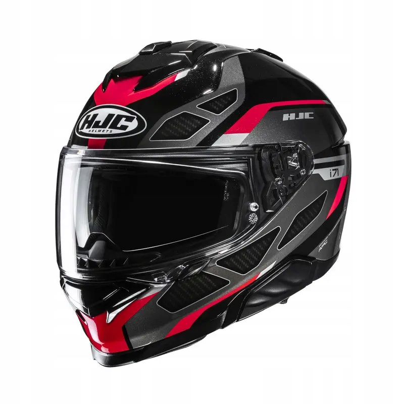 Integrálna motocyklová prilba Hjc I71 Zest Black Red L