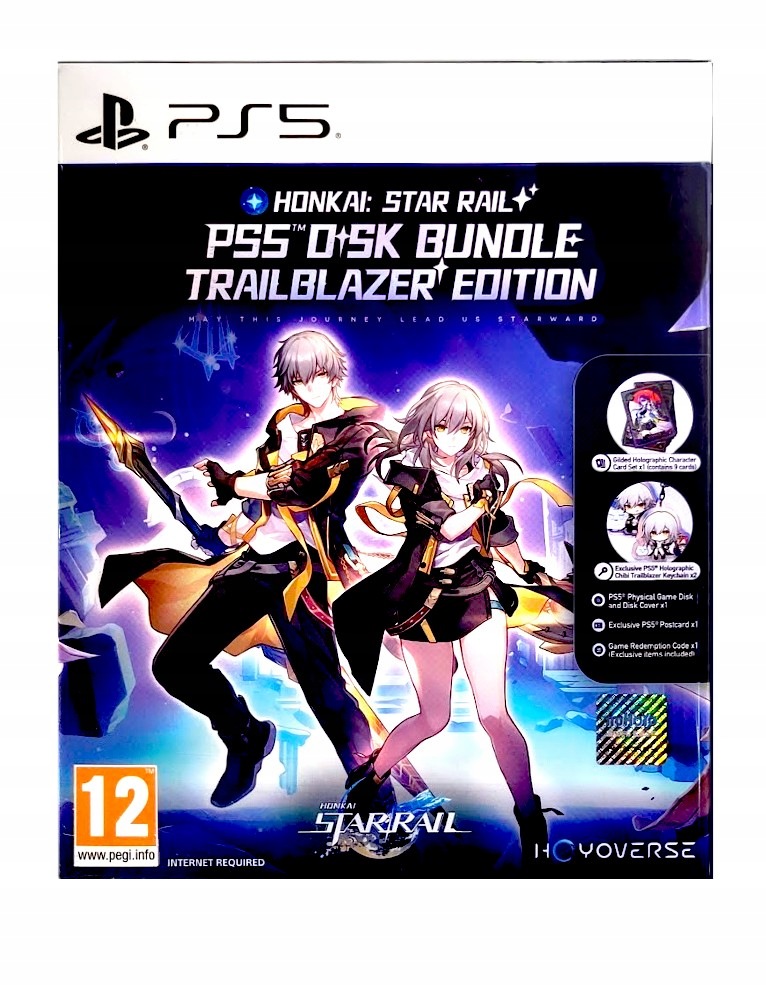 Honkai Star Rail Trailblazer Edition Gra Rpg PS5 Gra Na Płycie Nowa