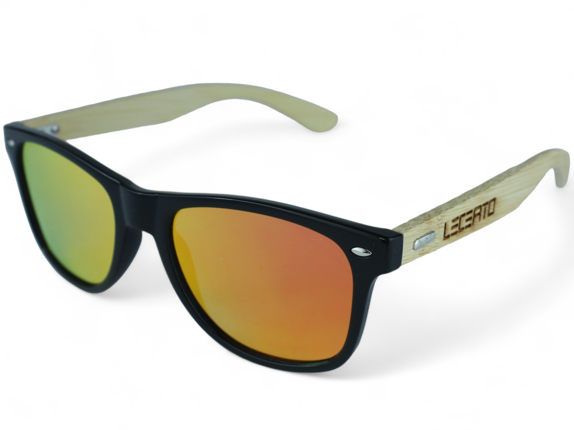 OKULARY PRZECIWSŁONECZNE UV400 DREWNIANE BAMBUSOWE ZESTAW LECERTO Stan opakowania oryginalne