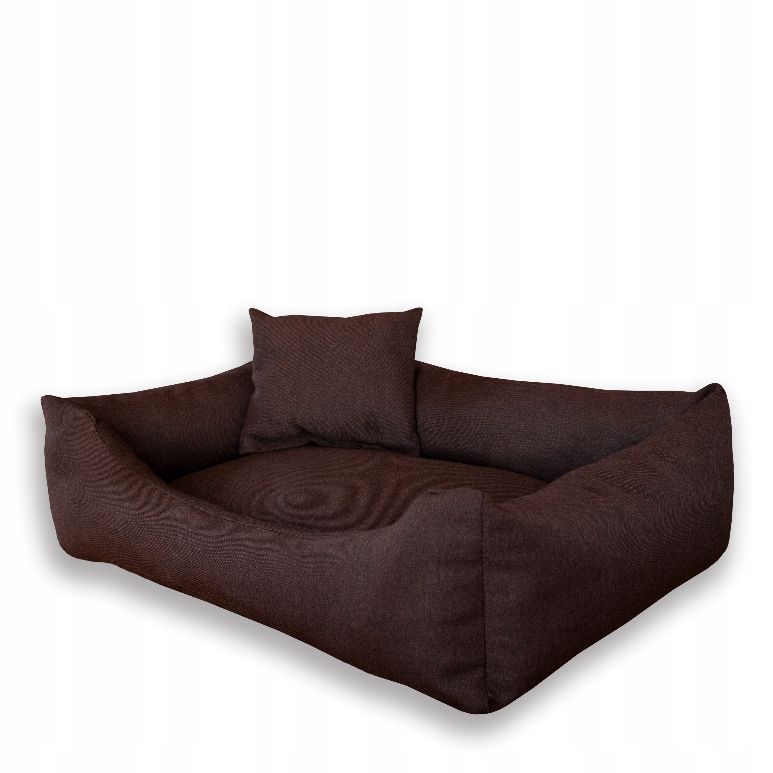 Levně Premium Pelíšek Pro Psa L Snímatelný Potah Na Praní, barva hnědá