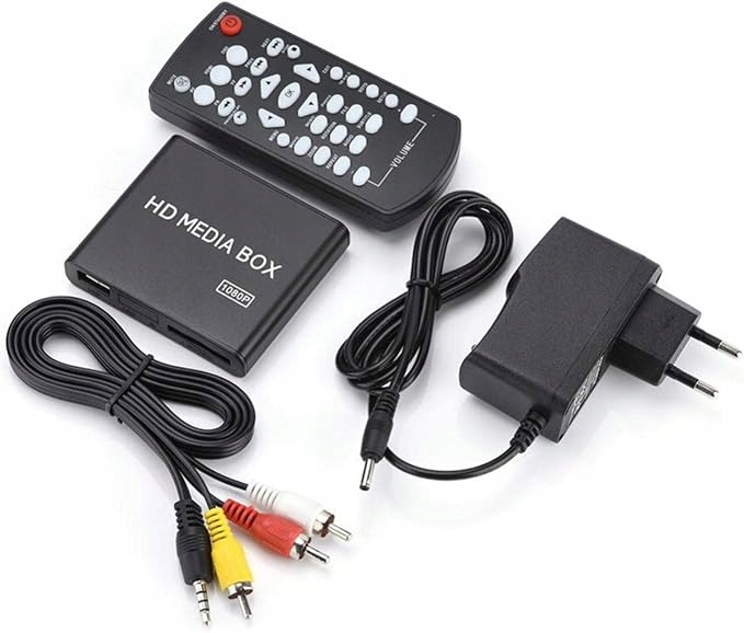 ODTWARZACZ HD MEDIA PLAYER MINI BOX 1080P HDMI USB SD