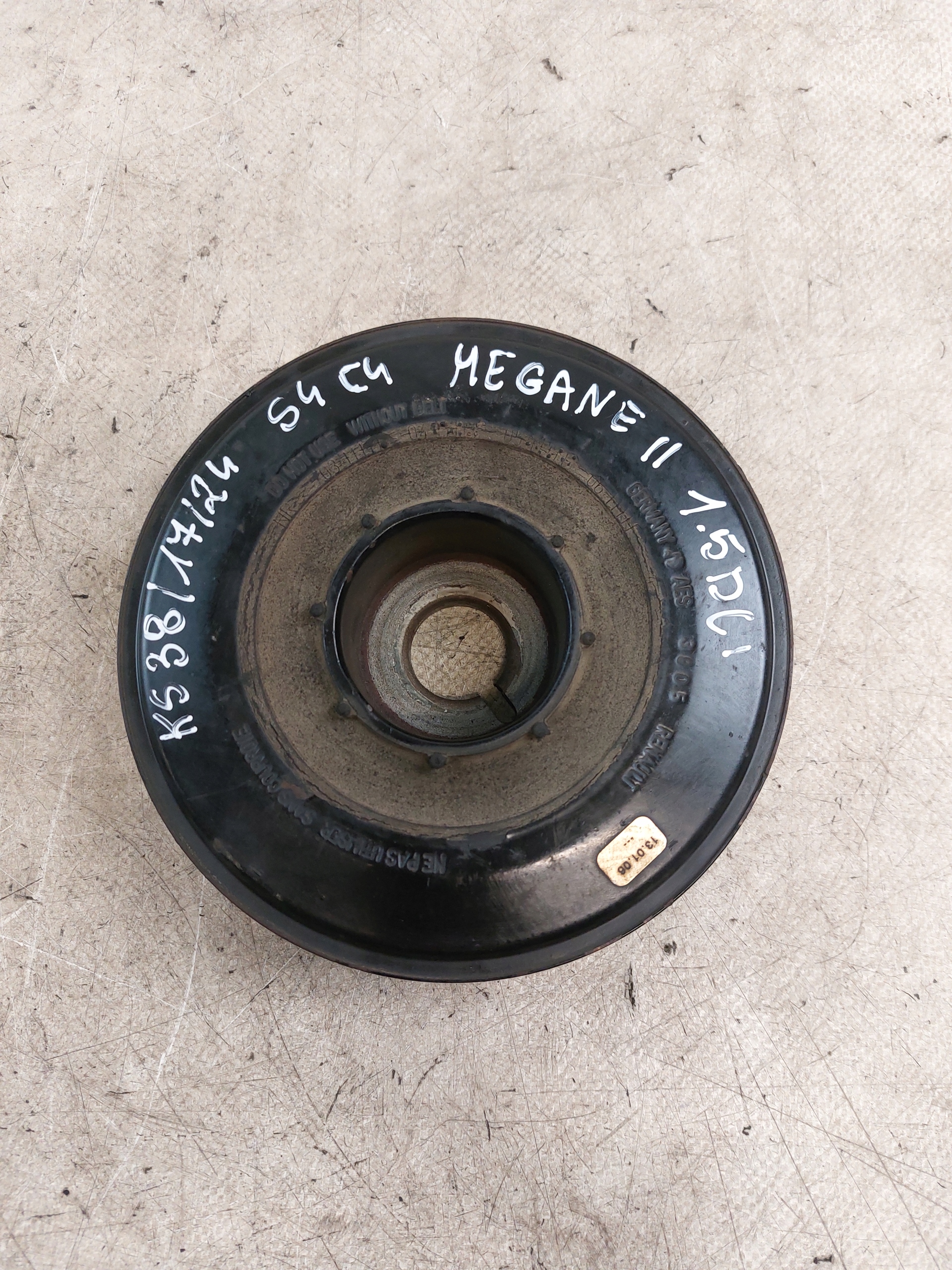 pulley RENAULT MEGANE II 1.5DCI