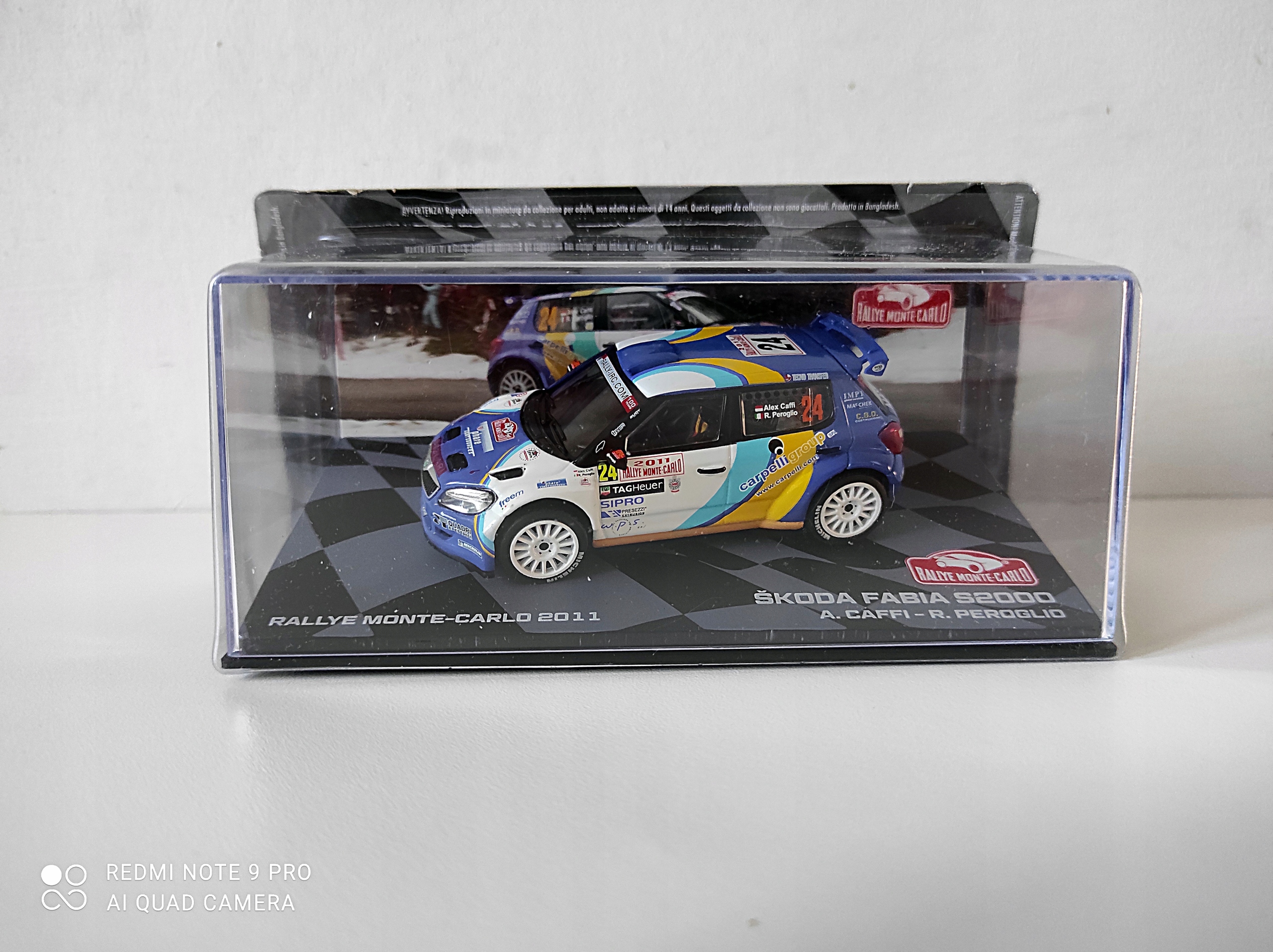 Škoda Fabia S2000 Rally Monte Carlo 2011 A.Caffi R.Peroglio 1:43