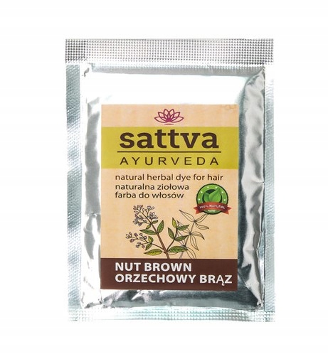 

Sattva Naturalna Farba Do Włosów Nut Brown 10G